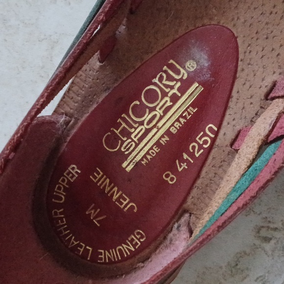 Vintage Leather Huaraches by Chicory Sport - 7M - Picture 2 of 8